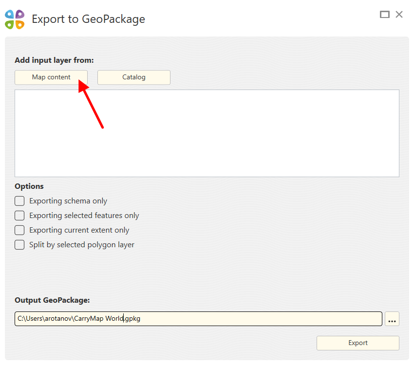 CarryMap Builder Help